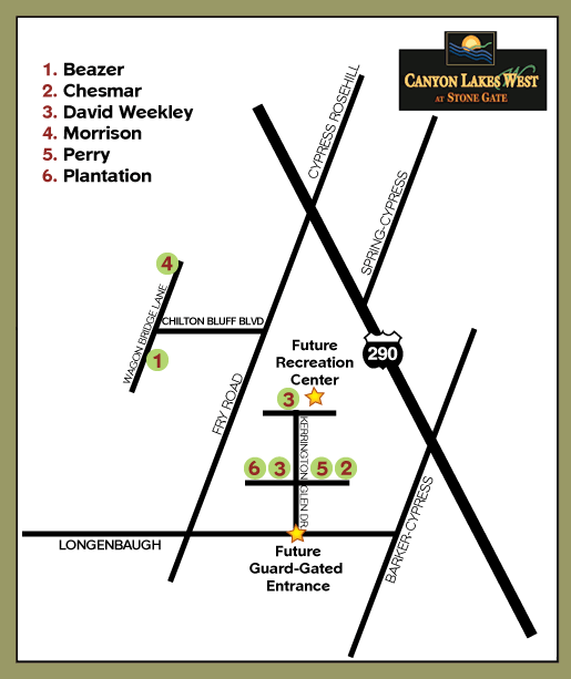 Model Home map